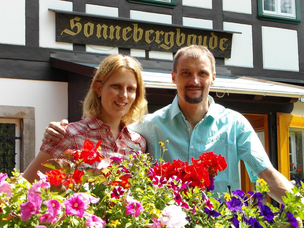 Wanderhotel Sonnebergbaude Waltersdorf  Eksteriør bilde